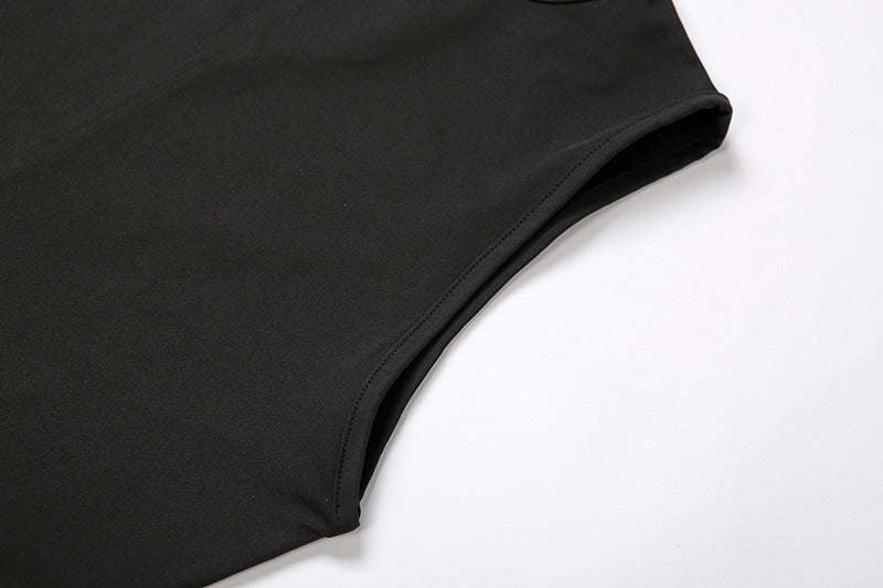 Slim Sleeveless Pencil Jumpsuit for Women Casual Fitness All Season Sporty Playsuit Activewear One Piece Clothing