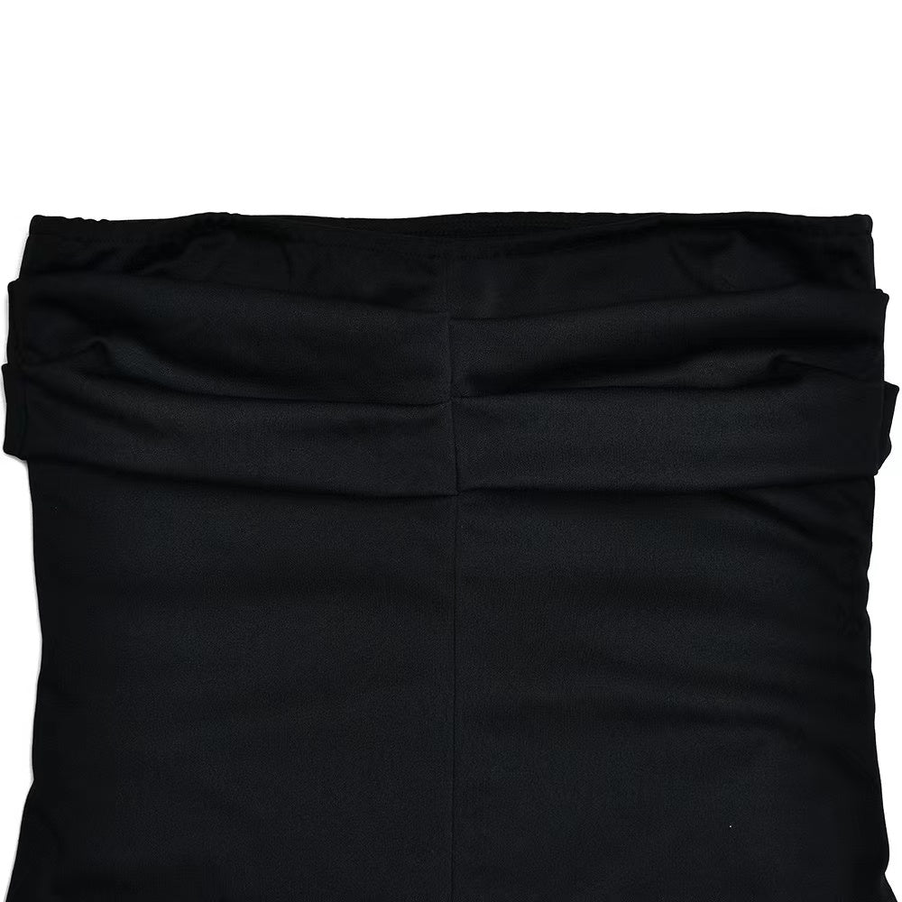 Black Backless Sleeveless Maxi Dress For Evening Party