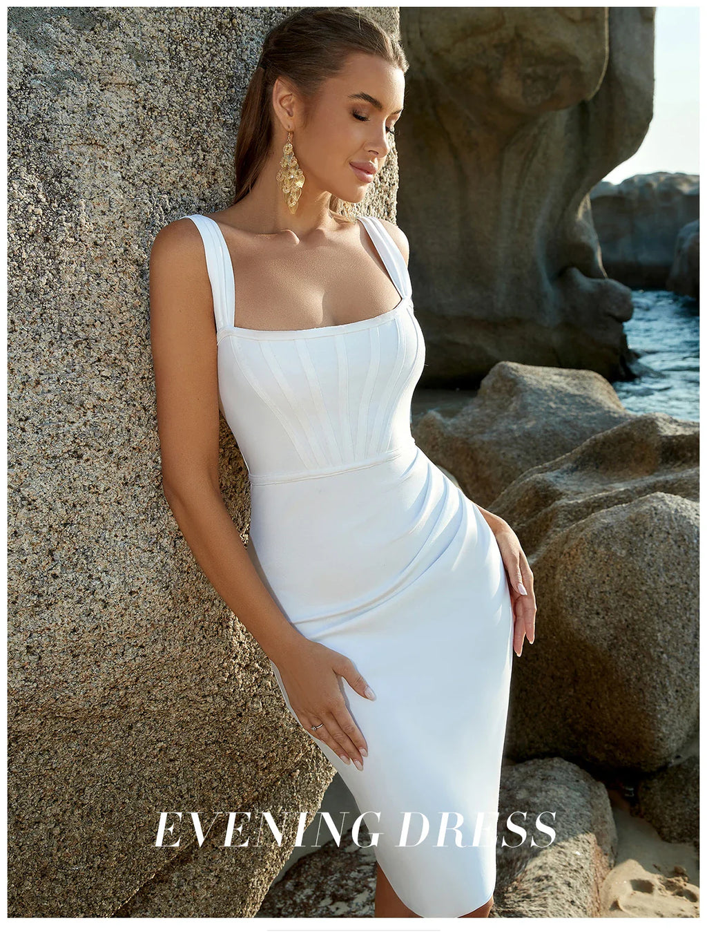 Strapless Mini Bodycon Dress For Summer Party Nights