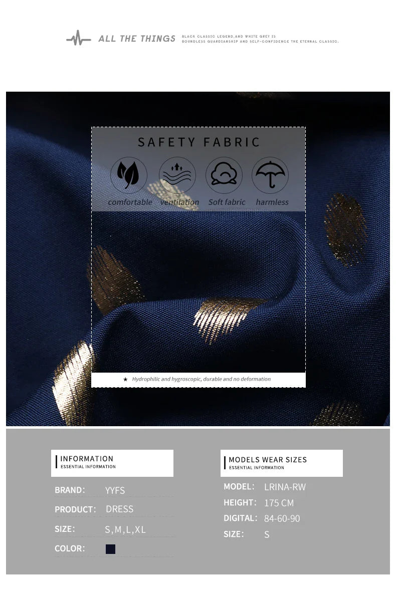 Sleeveless Dot Print Midi Dress With A Line Silhouette