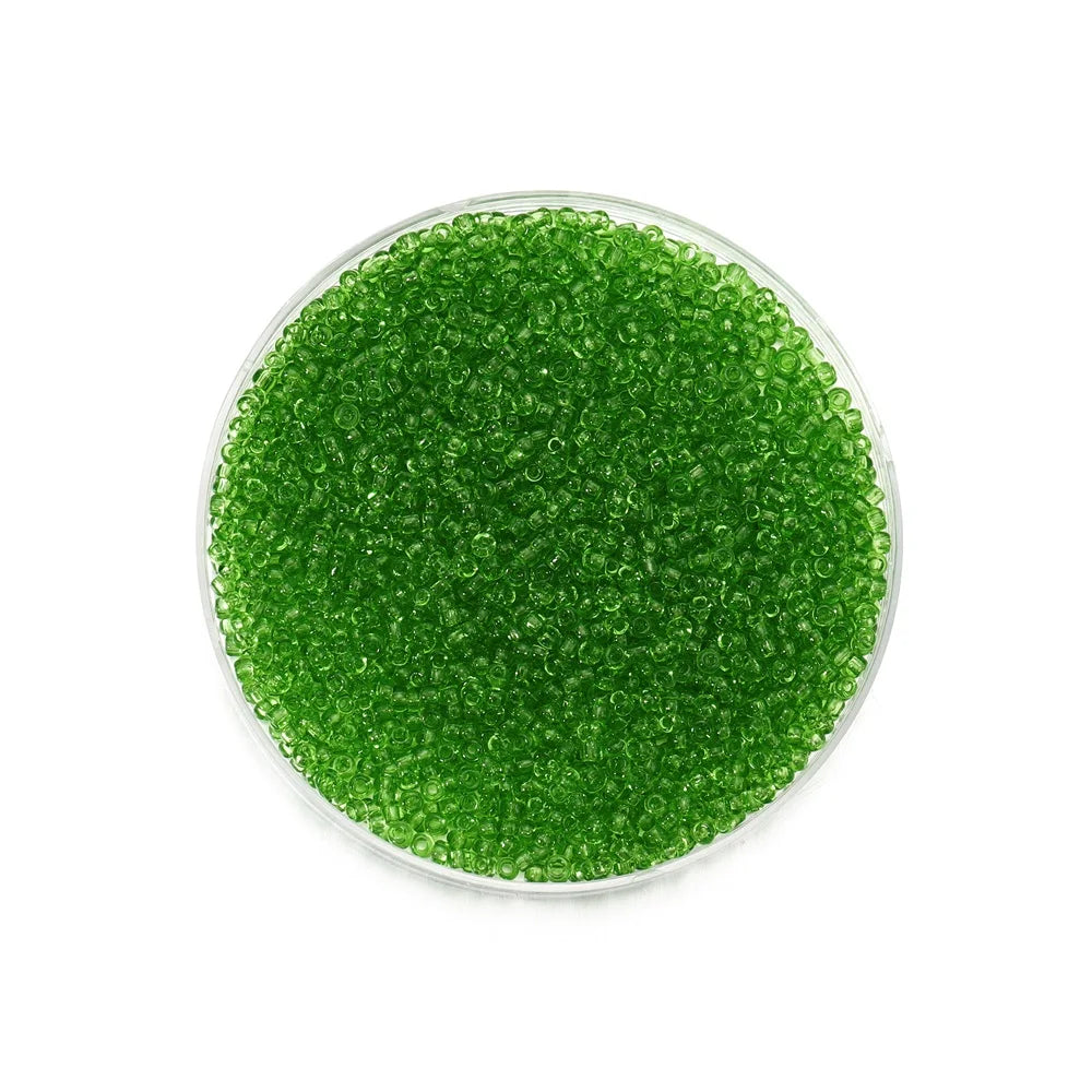 2mm Transparent Color Czech Glass Seed Beads 1000 to 1800 Pcs Round Loose Beads for DIY Jewelry Making Bracelet and Earring Accessories