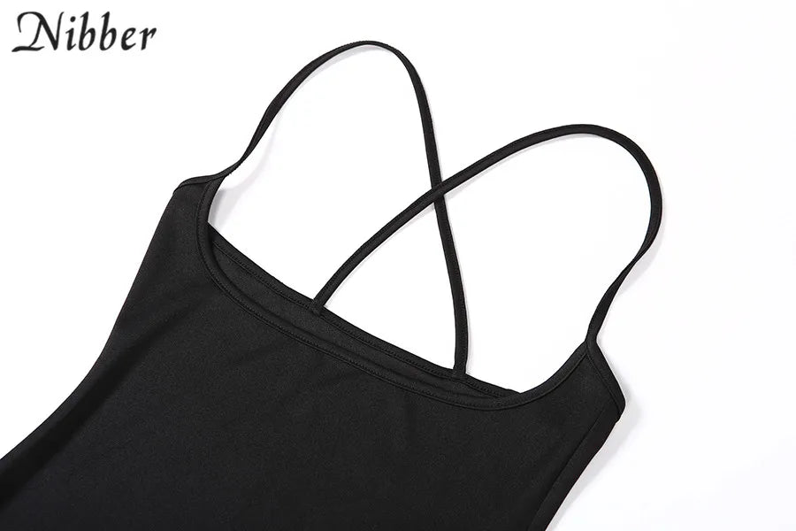 Black Sexy Cami Dress for Party and Beach Vacation