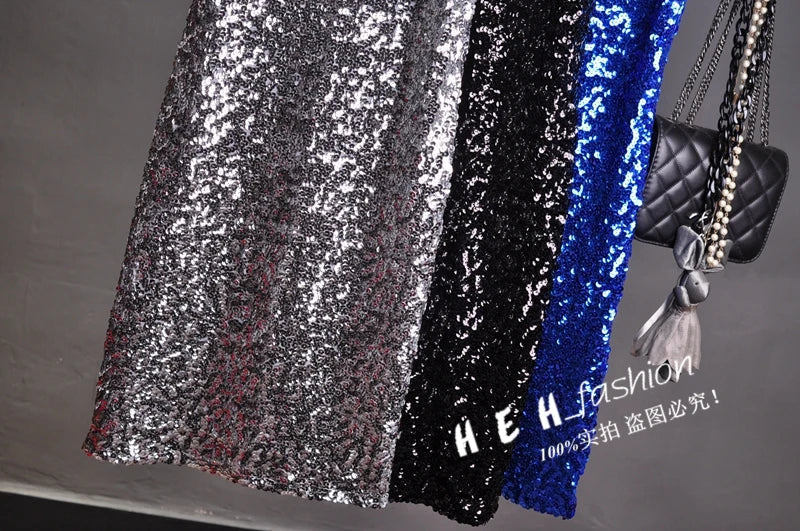 Sequin Dress Sleeveless Backless V Neck Party Nightclub