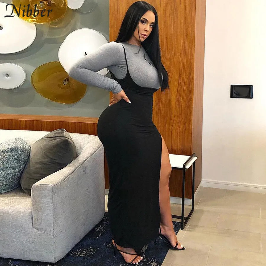 Black Sexy Cami Dress for Party and Beach Vacation