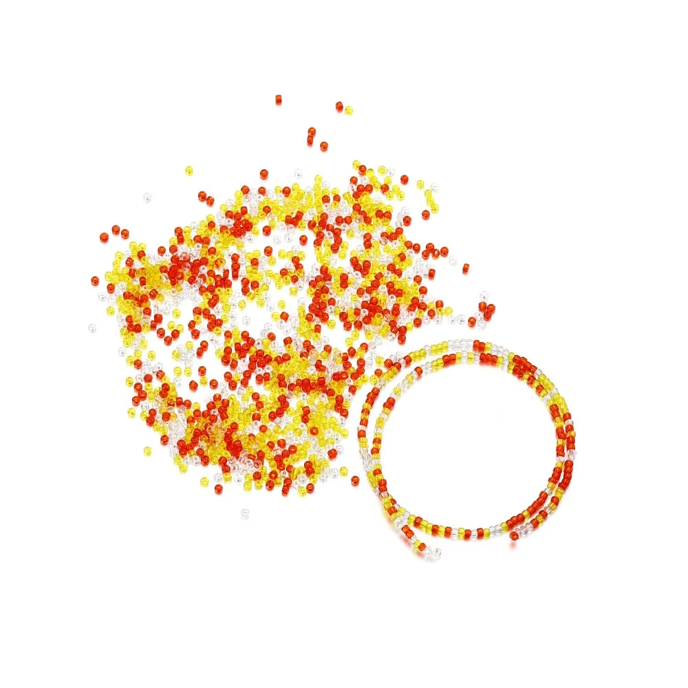 2mm Transparent Color Czech Glass Seed Beads 1000 to 1800 Pcs Round Loose Beads for DIY Jewelry Making Bracelet and Earring Accessories