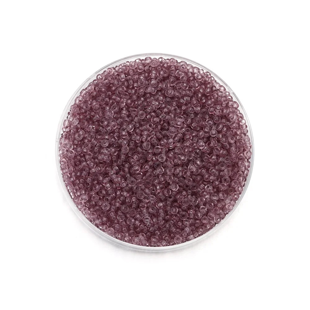 2mm Transparent Color Czech Glass Seed Beads 1000 to 1800 Pcs Round Loose Beads for DIY Jewelry Making Bracelet and Earring Accessories