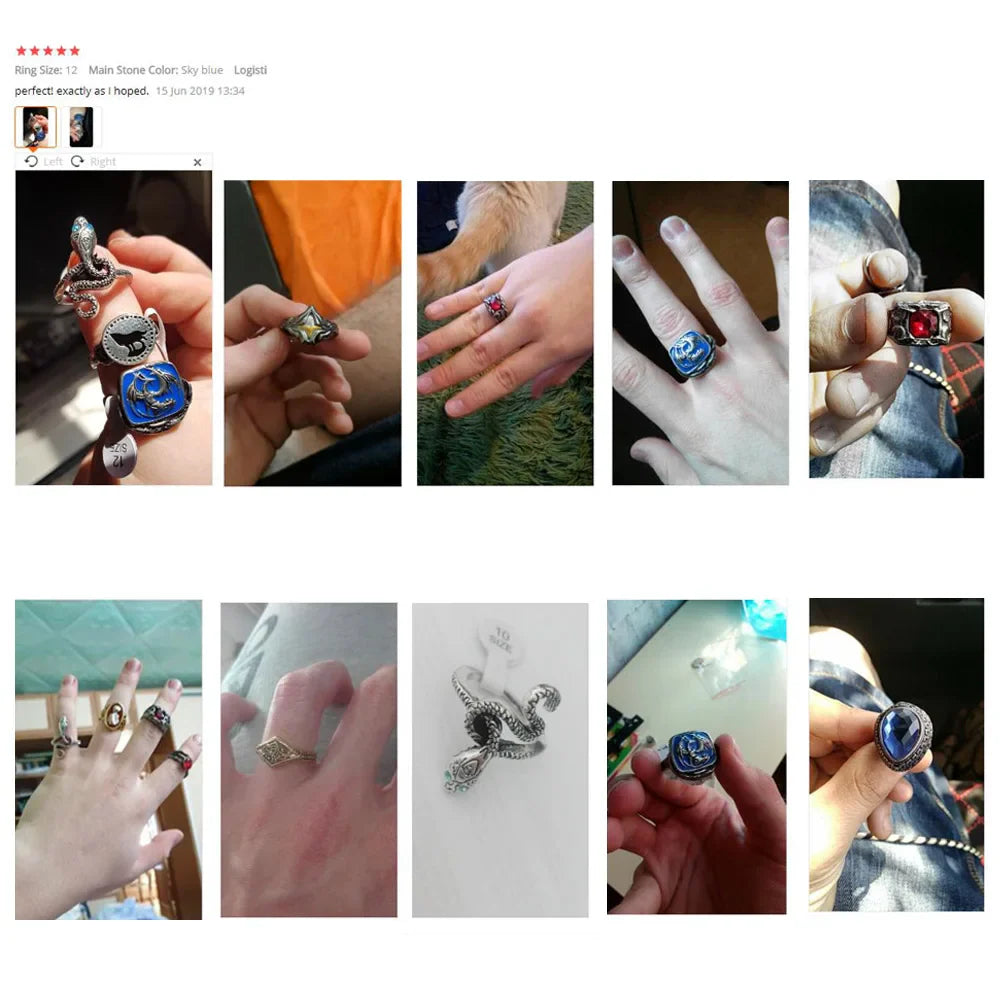 Dark Souls Adjustable Gemstone Ring Chrysanthemum Design for Cosplay Jewelry Accessories