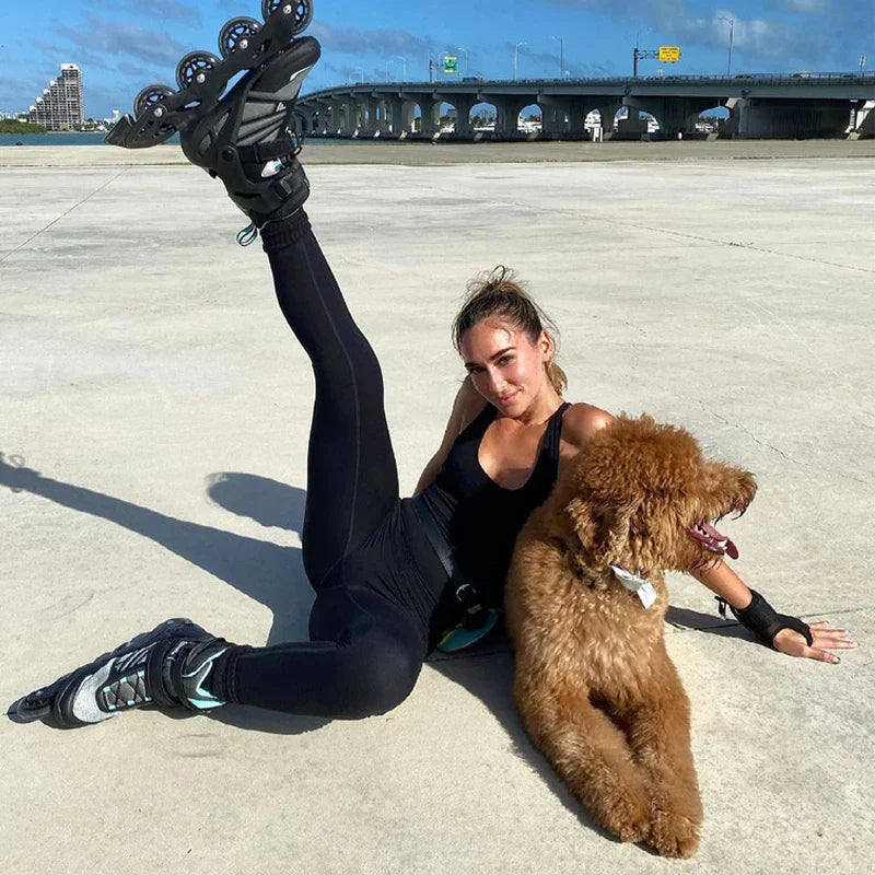 Sleeveless Hollow Out Solid Bodycon Jumpsuit Women Summer Fashion Streetwear Romper Sportswear