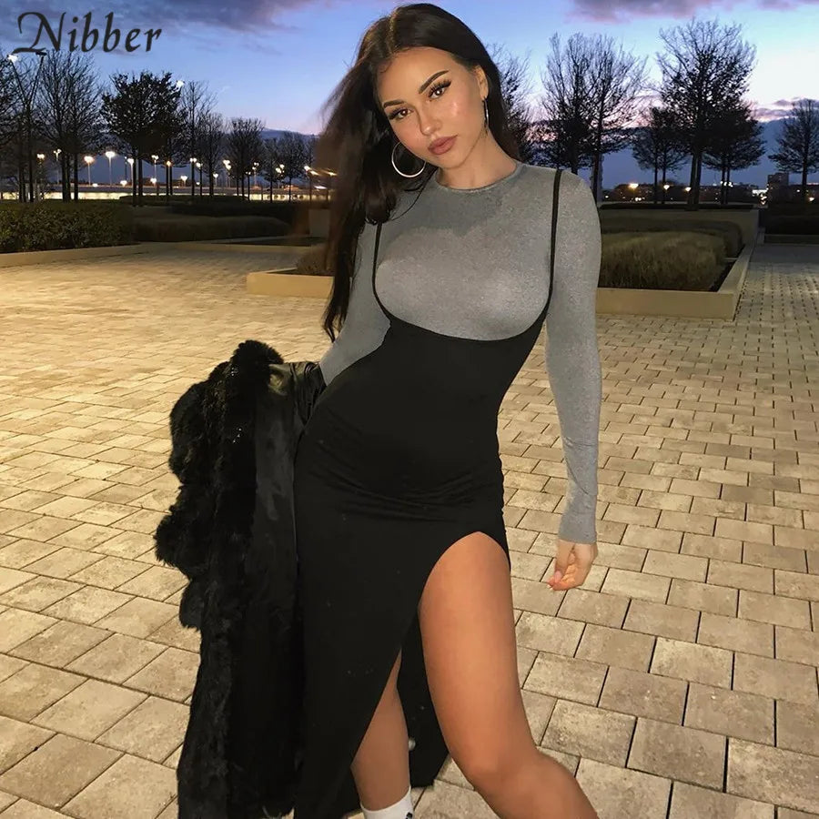 Black Sexy Cami Dress for Party and Beach Vacation