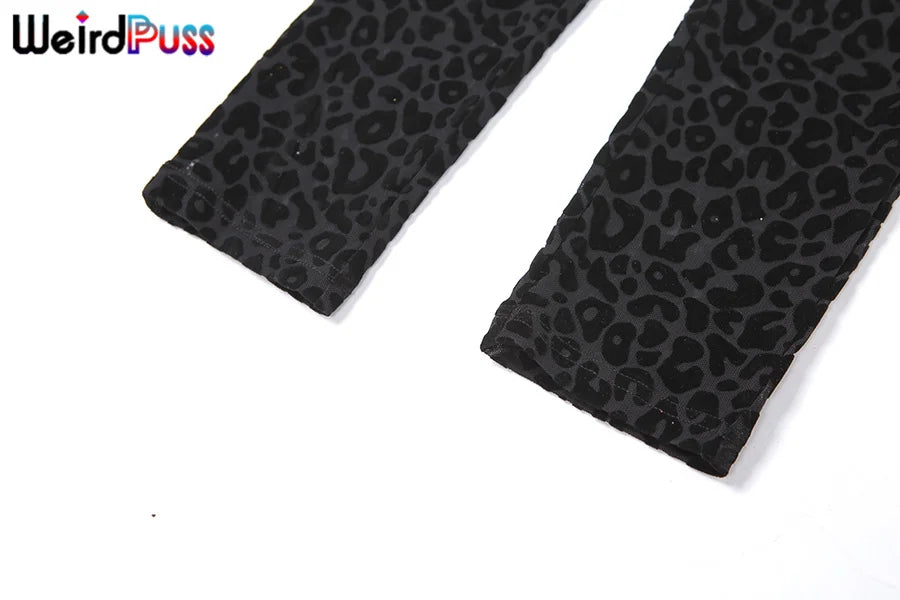 Sexy Leopard Print Skinny Women Jumpsuit Sleeveless Backless Stretch Fit Workout Activewear Party Nightclub Outfit