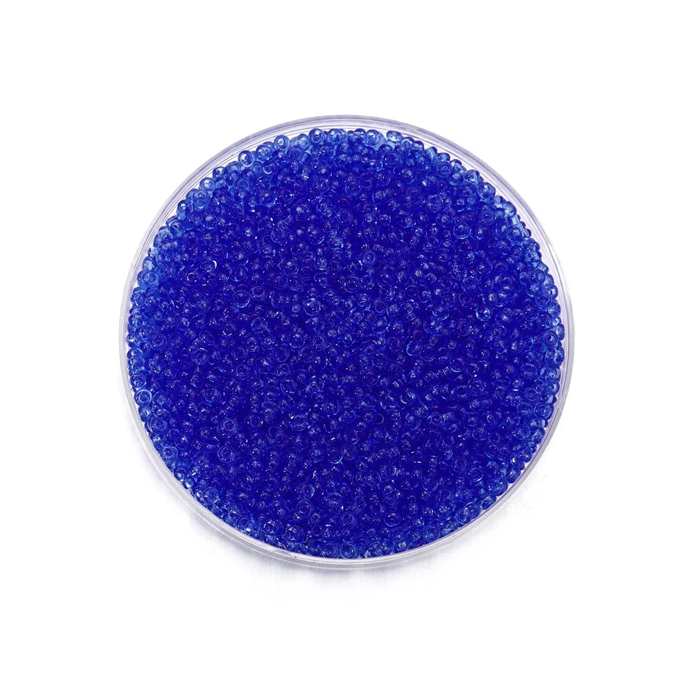 2mm Transparent Color Czech Glass Seed Beads 1000 to 1800 Pcs Round Loose Beads for DIY Jewelry Making Bracelet and Earring Accessories