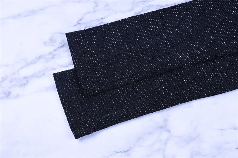 Shiny Long Sleeve High Waist Bodycon Midi Dress Party