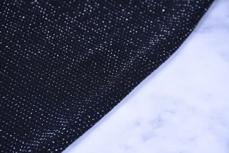 Shiny Long Sleeve High Waist Bodycon Midi Dress Party