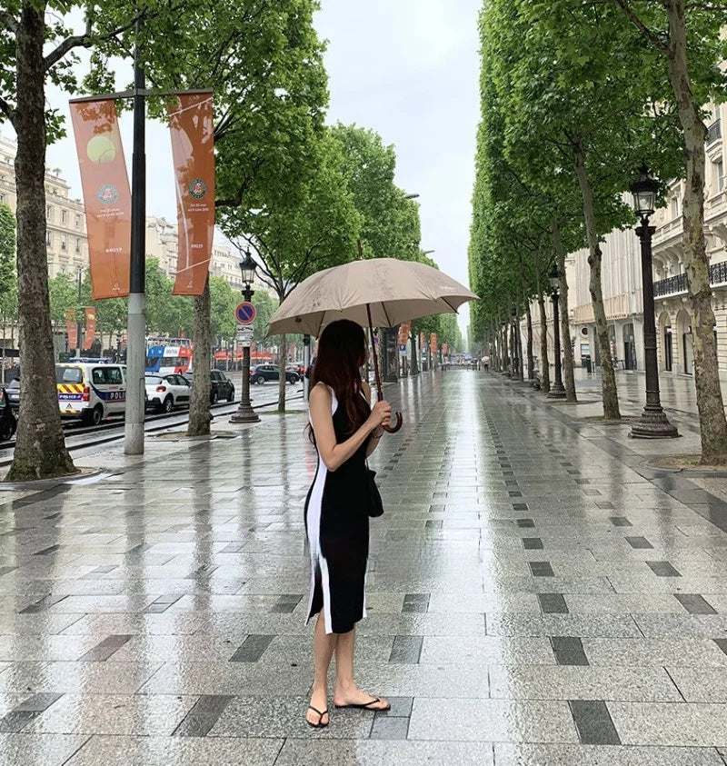 Womens Summer Bodycon Maxi Dress Sleeveless Bandage Knit