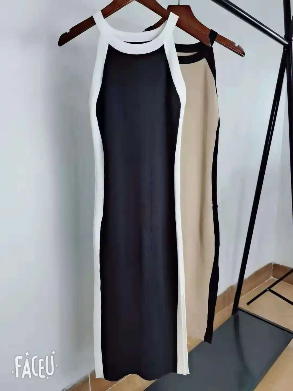 Womens Summer Bodycon Maxi Dress Sleeveless Bandage Knit