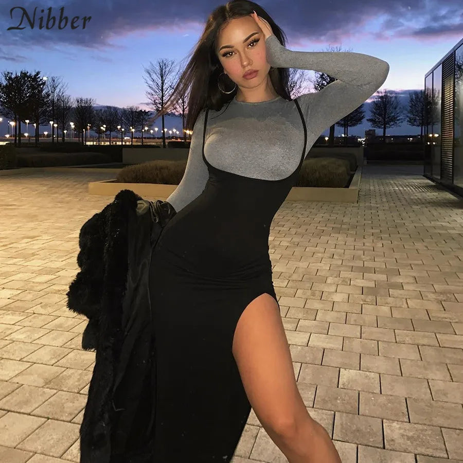 Black Sexy Cami Dress for Party and Beach Vacation