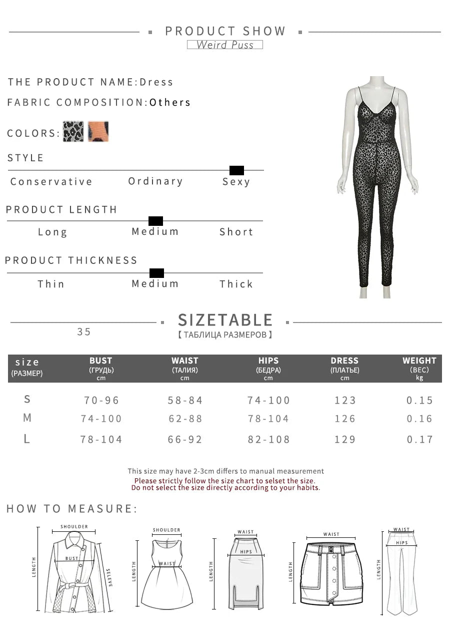 Sexy Leopard Print Skinny Jumpsuit for Women Sleeveless Backless Stretch Fit Workout Activewear Party Nightclub Outfit