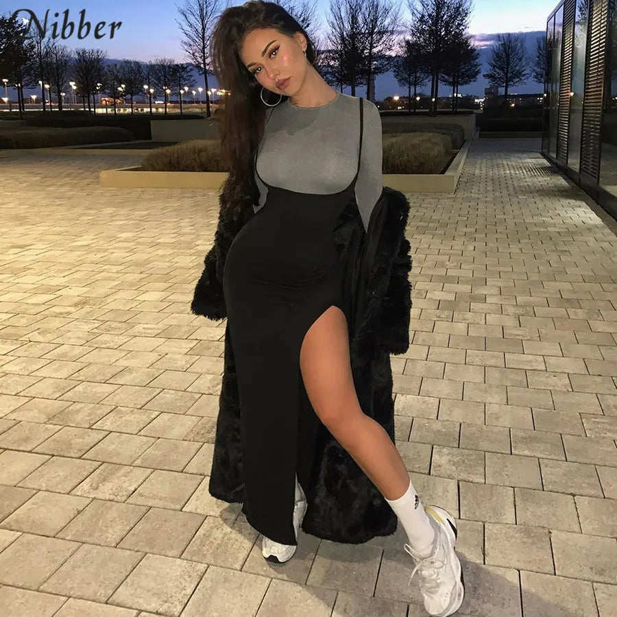 Black Sexy Cami Dress for Party and Beach Vacation