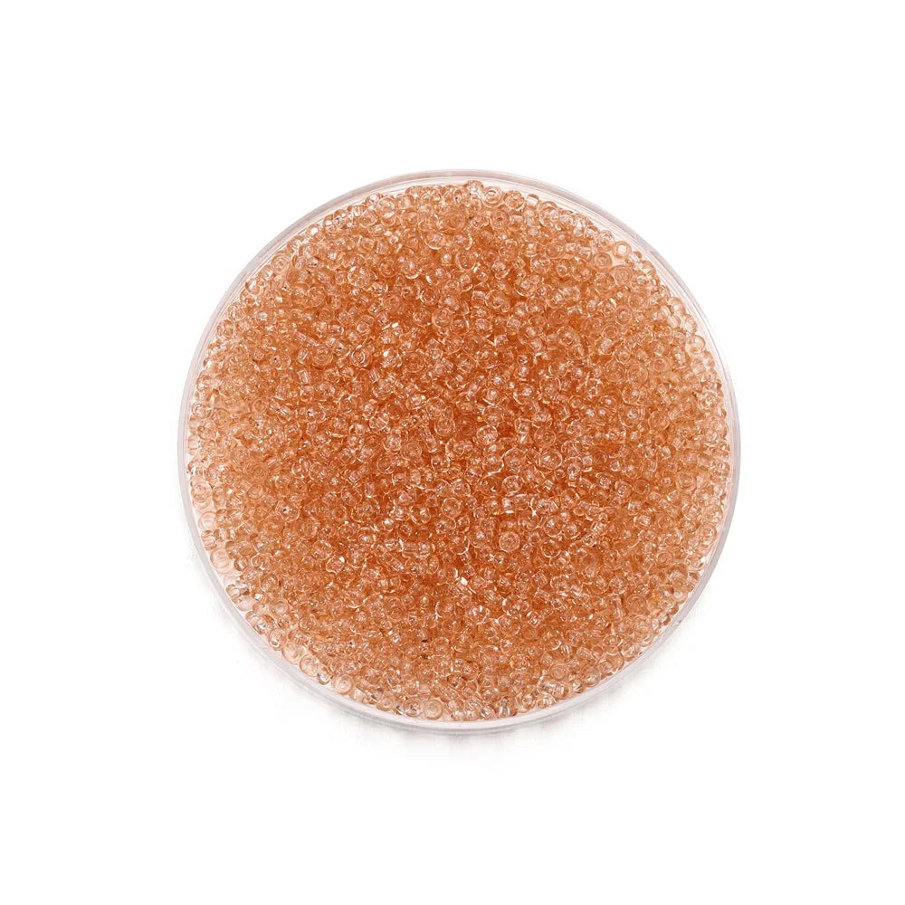 2mm Transparent Color Czech Glass Seed Beads 1000 to 1800 Pcs Round Loose Beads for DIY Jewelry Making Bracelet and Earring Accessories