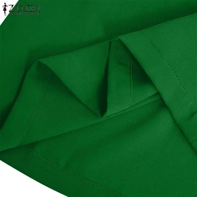 Elegant Sleeveless Wide Leg Jumpsuit for Women Party Casual Holiday Maxi Romper with Stand Collar and Back Button Closure