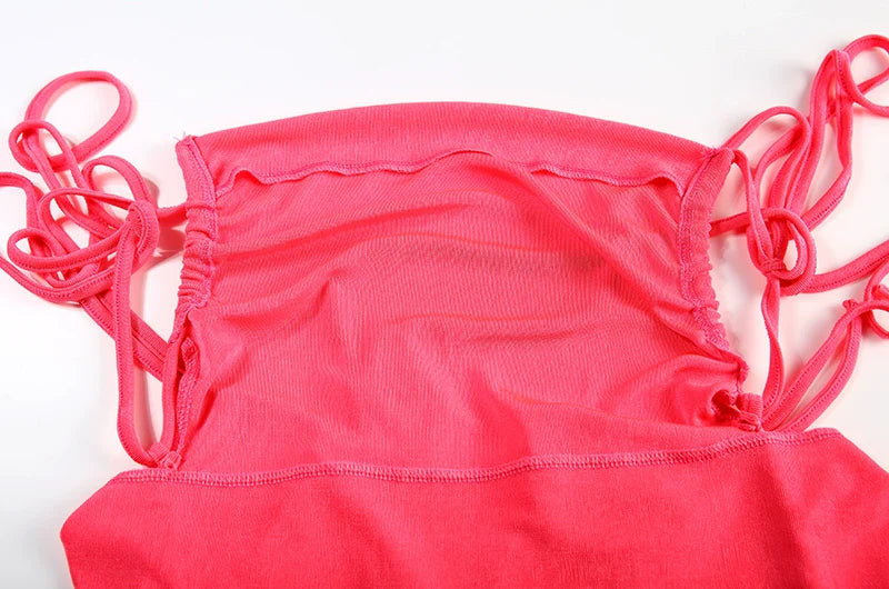 Sexy Strapless Dress Hang Neck Summer Fashion Style