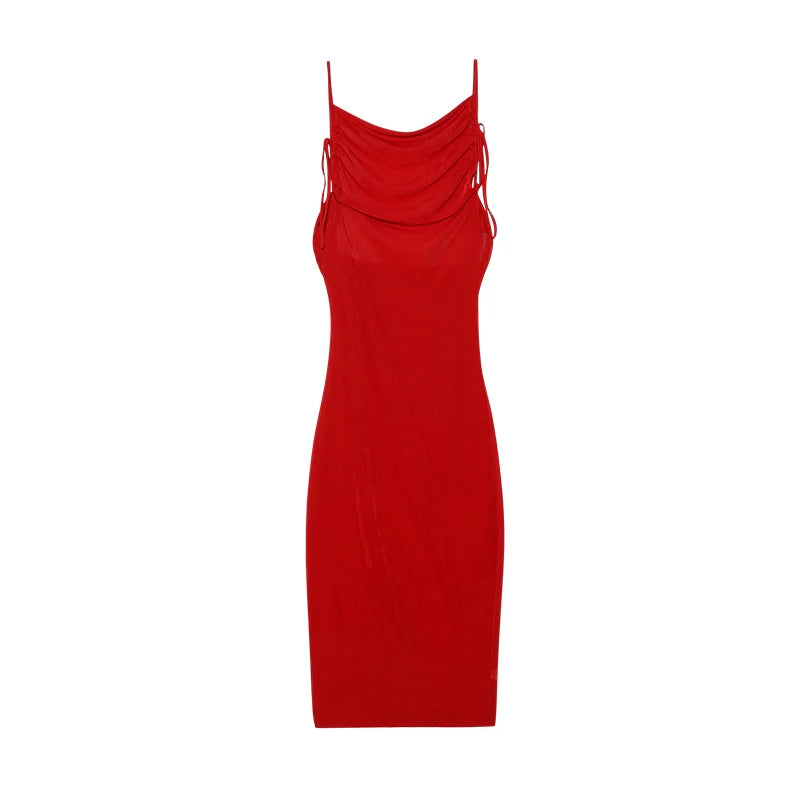 Sexy Strapless Dress Hang Neck Summer Fashion Style