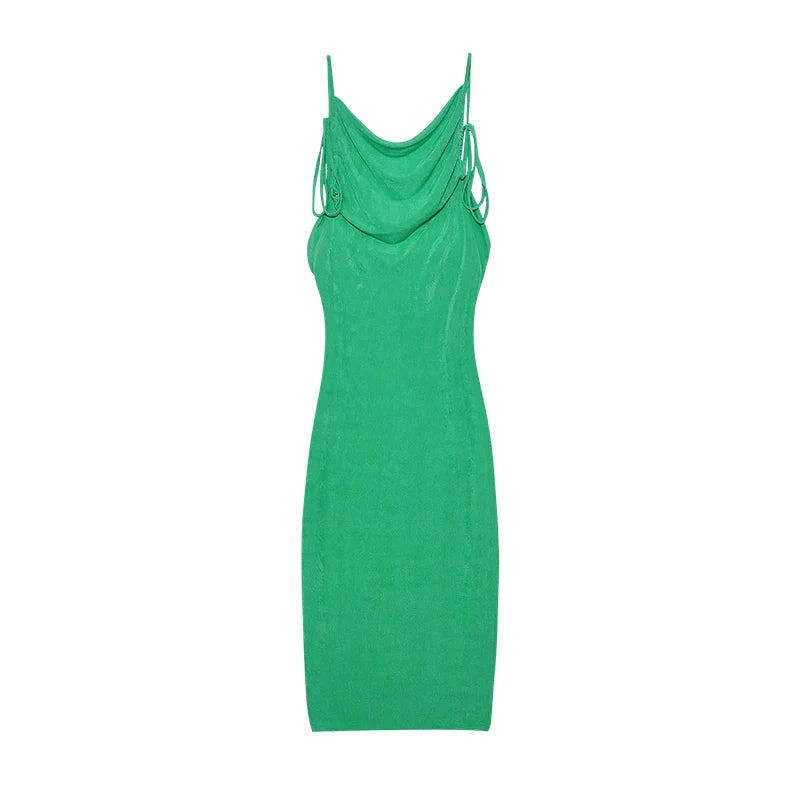 Sexy Strapless Dress Hang Neck Summer Fashion Style