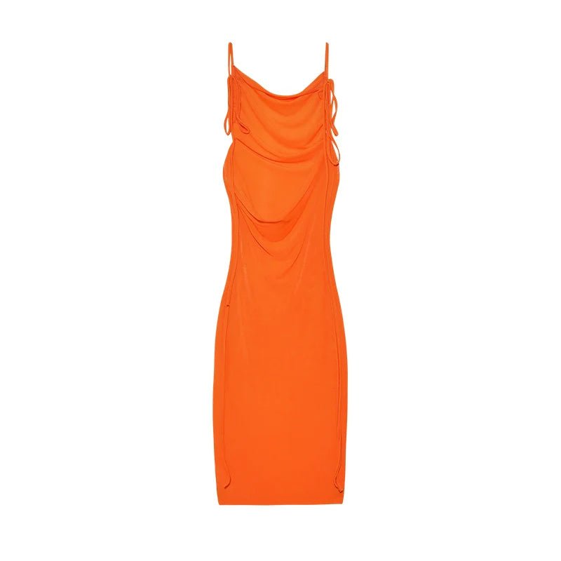 Sexy Strapless Dress Hang Neck Summer Fashion Style