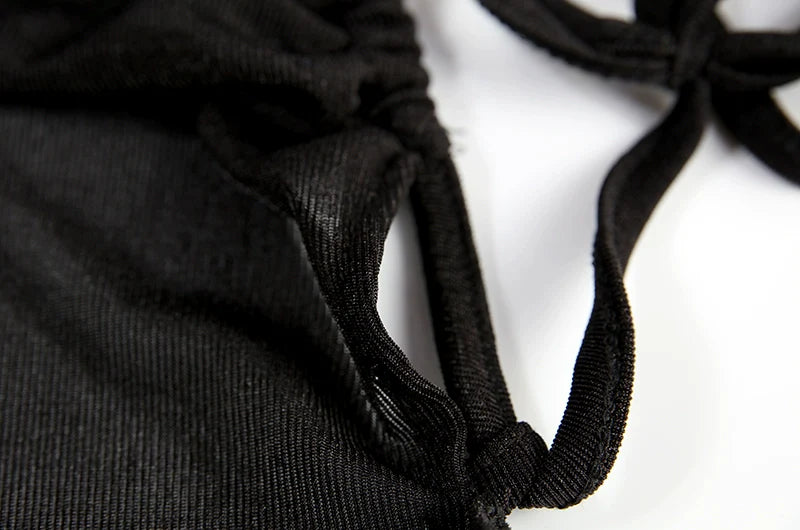 Sexy Strapless Dress Hang Neck Summer Fashion Style