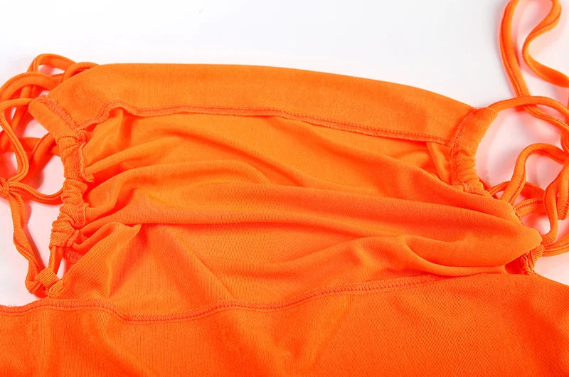 Sexy Strapless Dress Hang Neck Summer Fashion Style