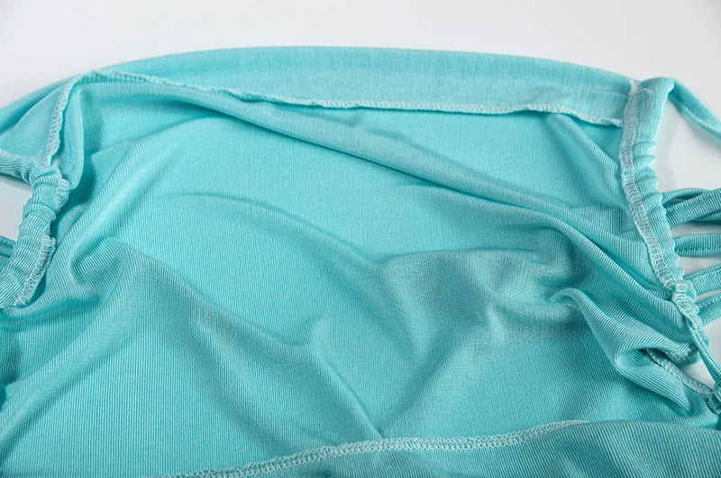 Sexy Strapless Dress Hang Neck Summer Fashion Style