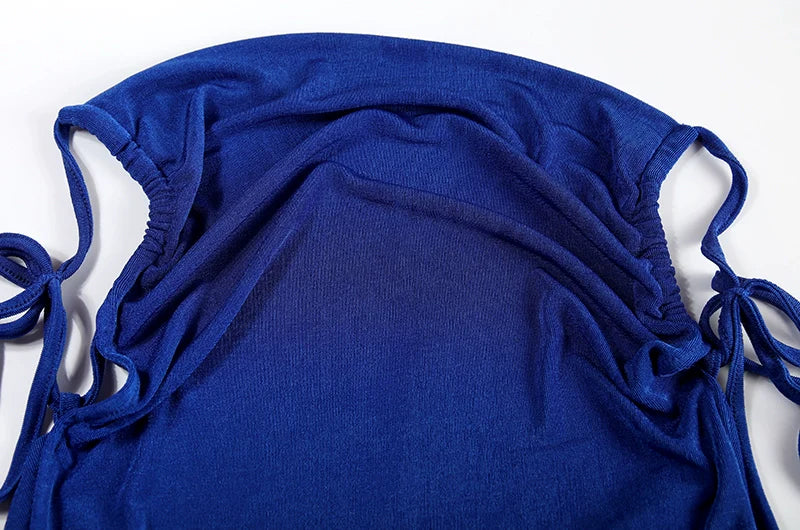 Sexy Strapless Dress Hang Neck Summer Fashion Style