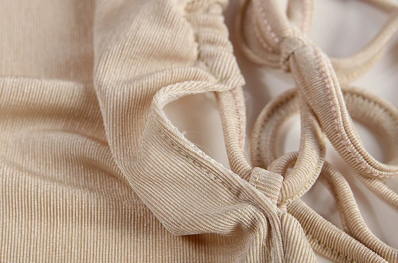 Sexy Strapless Dress Hang Neck Summer Fashion Style