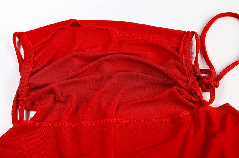 Sexy Strapless Dress Hang Neck Summer Fashion Style