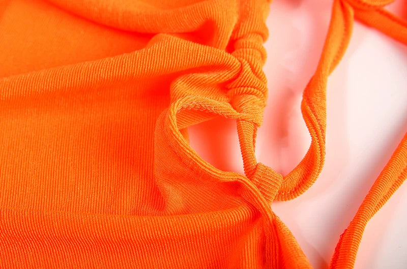 Sexy Strapless Dress Hang Neck Summer Fashion Style