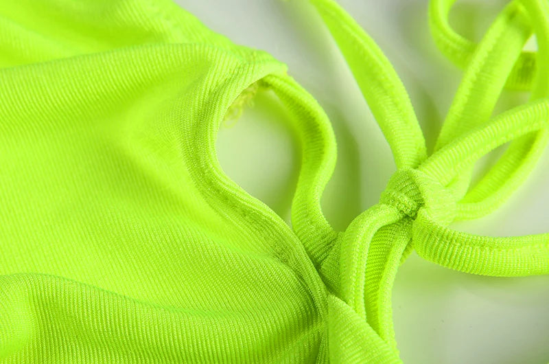 Sexy Strapless Dress Hang Neck Summer Fashion Style