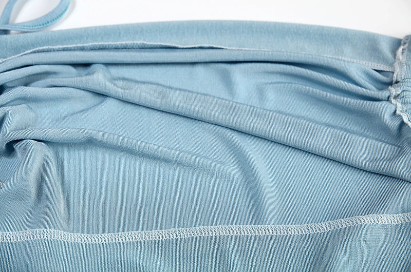 Sexy Strapless Dress Hang Neck Summer Fashion Style