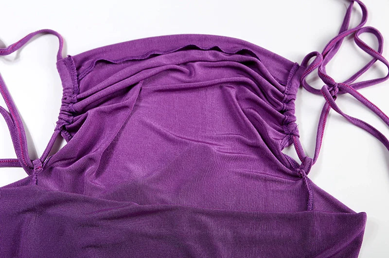 Sexy Strapless Dress Hang Neck Summer Fashion Style