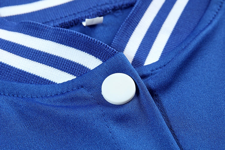 Women's Stitching Baseball Jacket Two-Piece Sports Suit