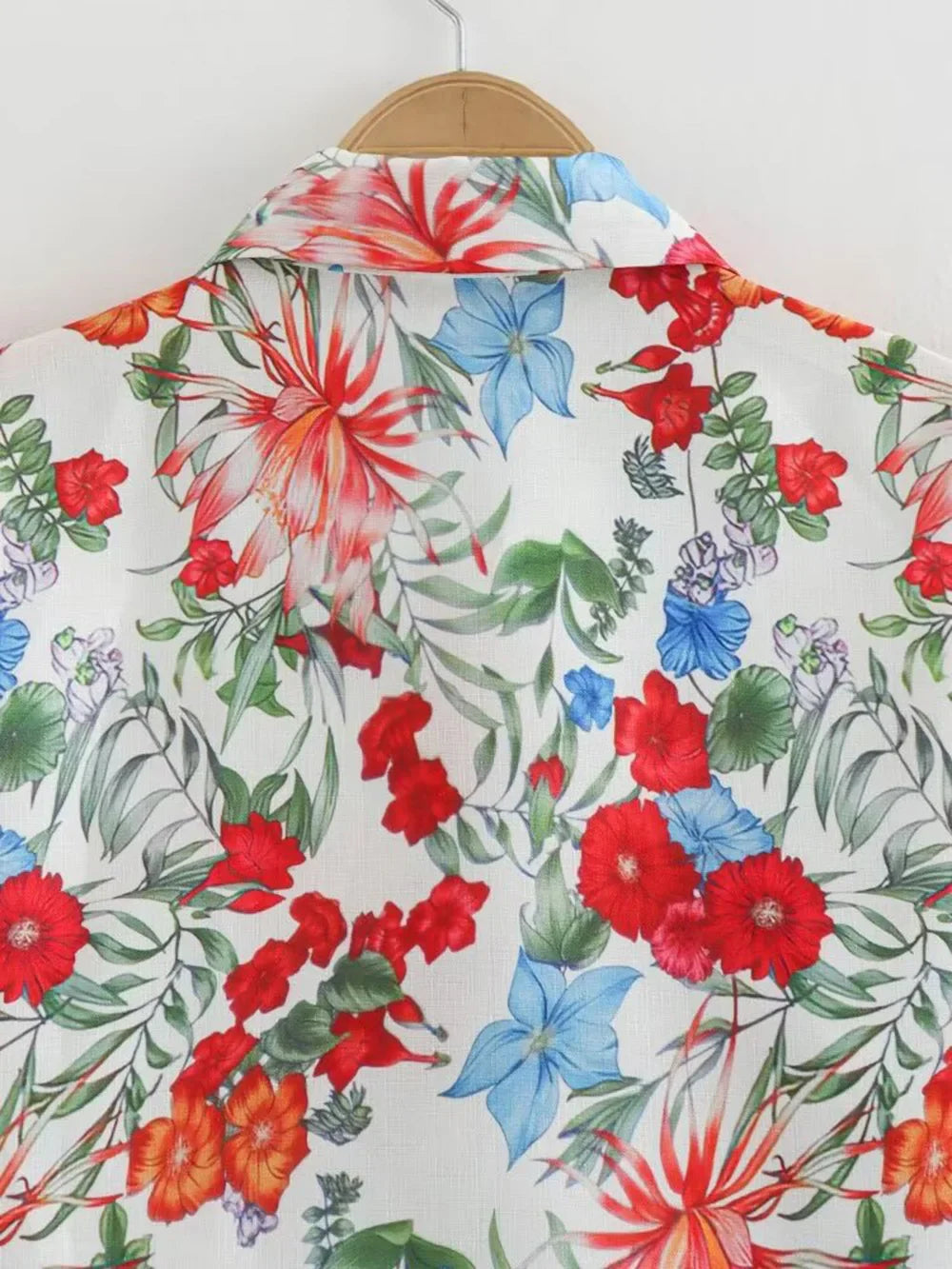 Women's Bohemian Casual Trousers Set with Long Sleeve Shirt and High Waisted Wide Leg Pants