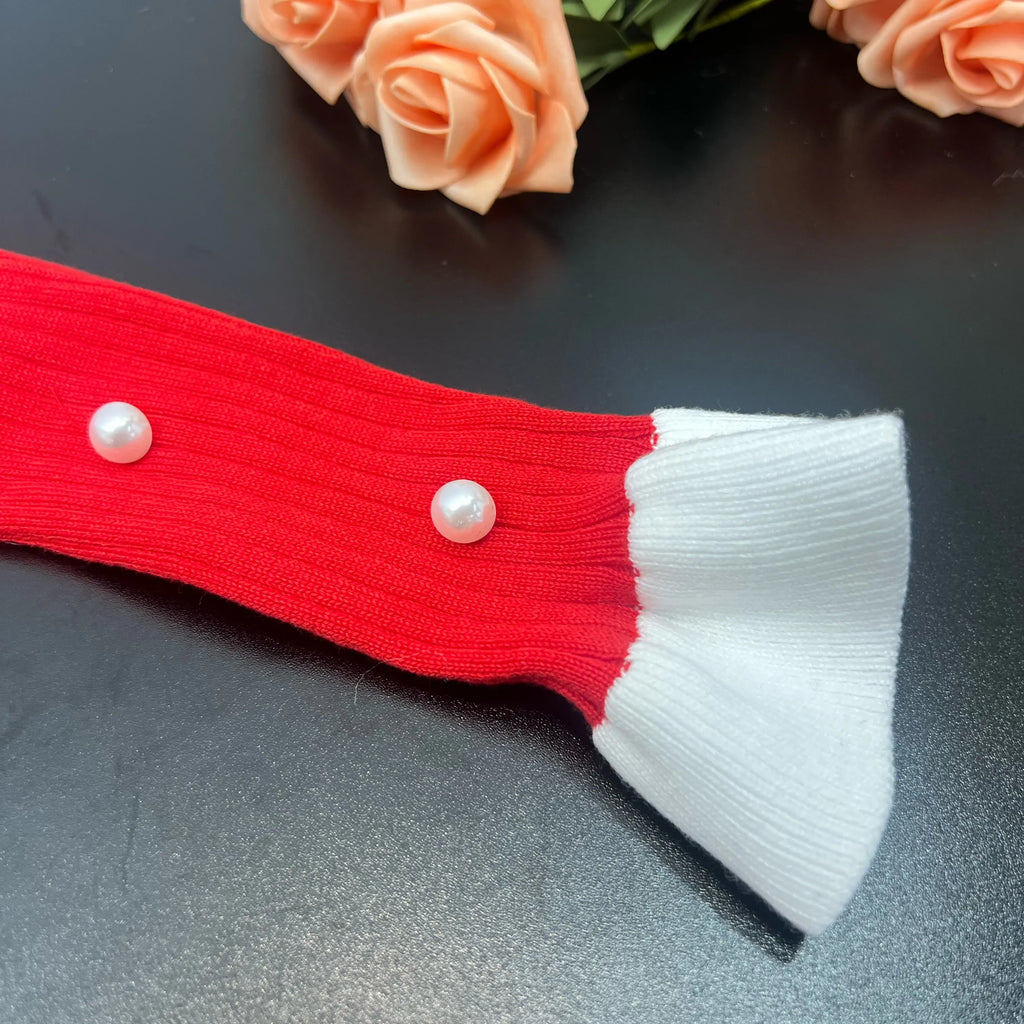 Ribbed Knit Bodycon Dress For Women With Long Ruffles