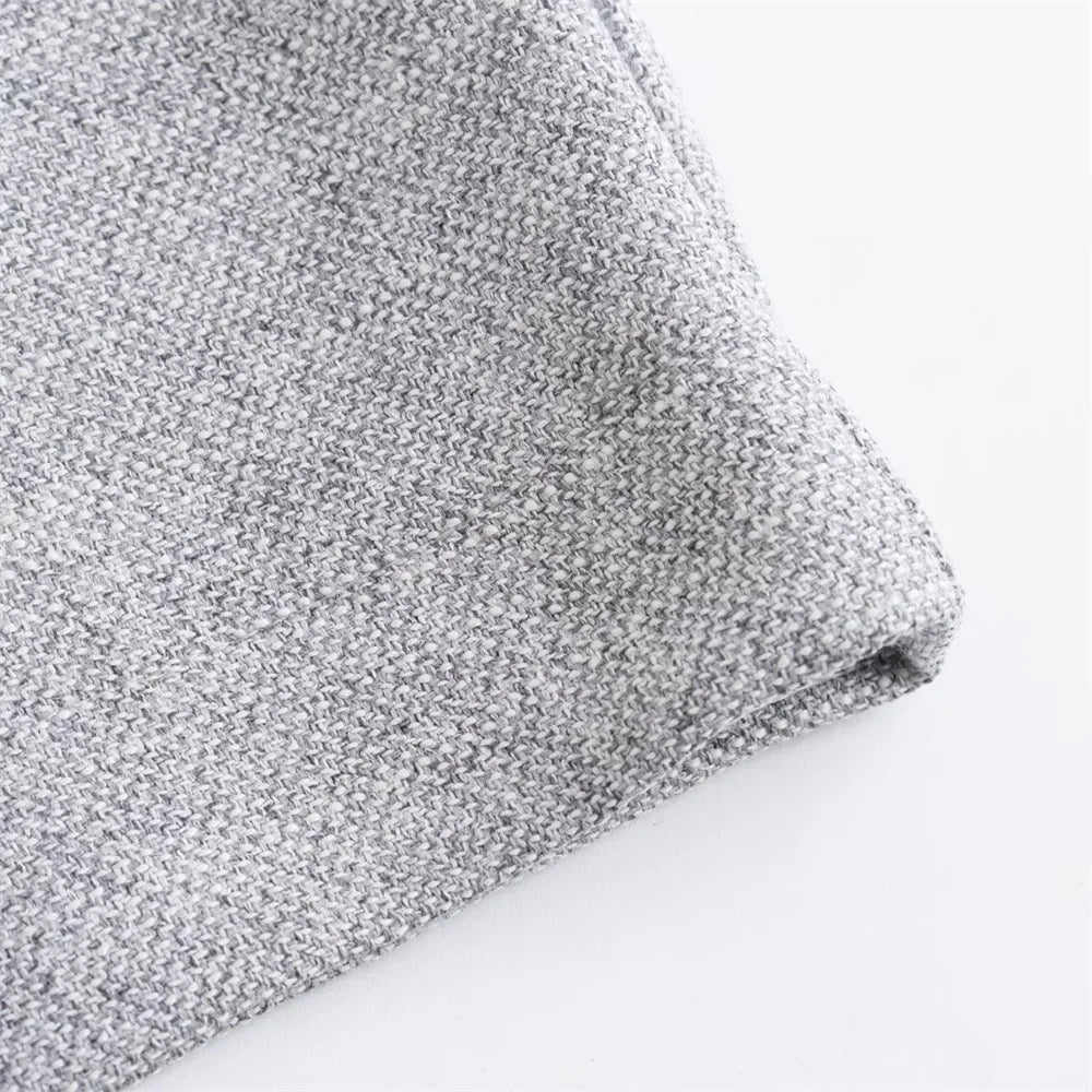 Womens Double Breasted Blazer And Trousers Two Piece Set