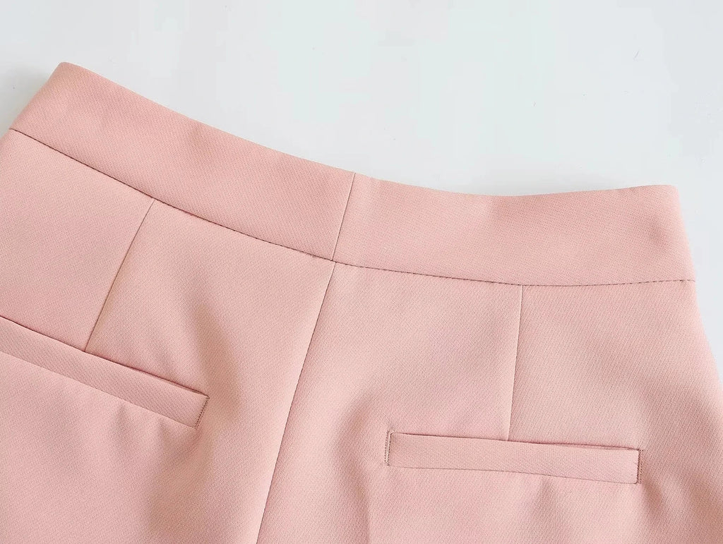 Casual Solid V Neck Sleeveless Vest and Wide Leg Pants Set for Elegant Summer Style