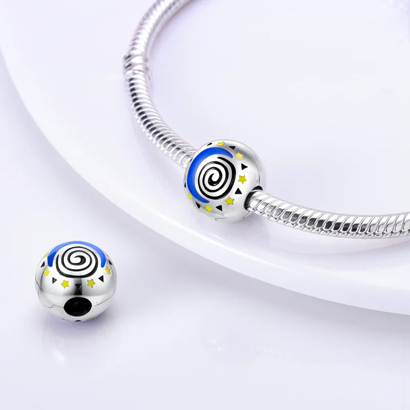 925 Silver Devil's Eye Charms Beads for Women DIY Jewelry Making