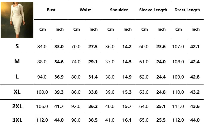 Professional Midi Office Dress for Women with Long Sleeves