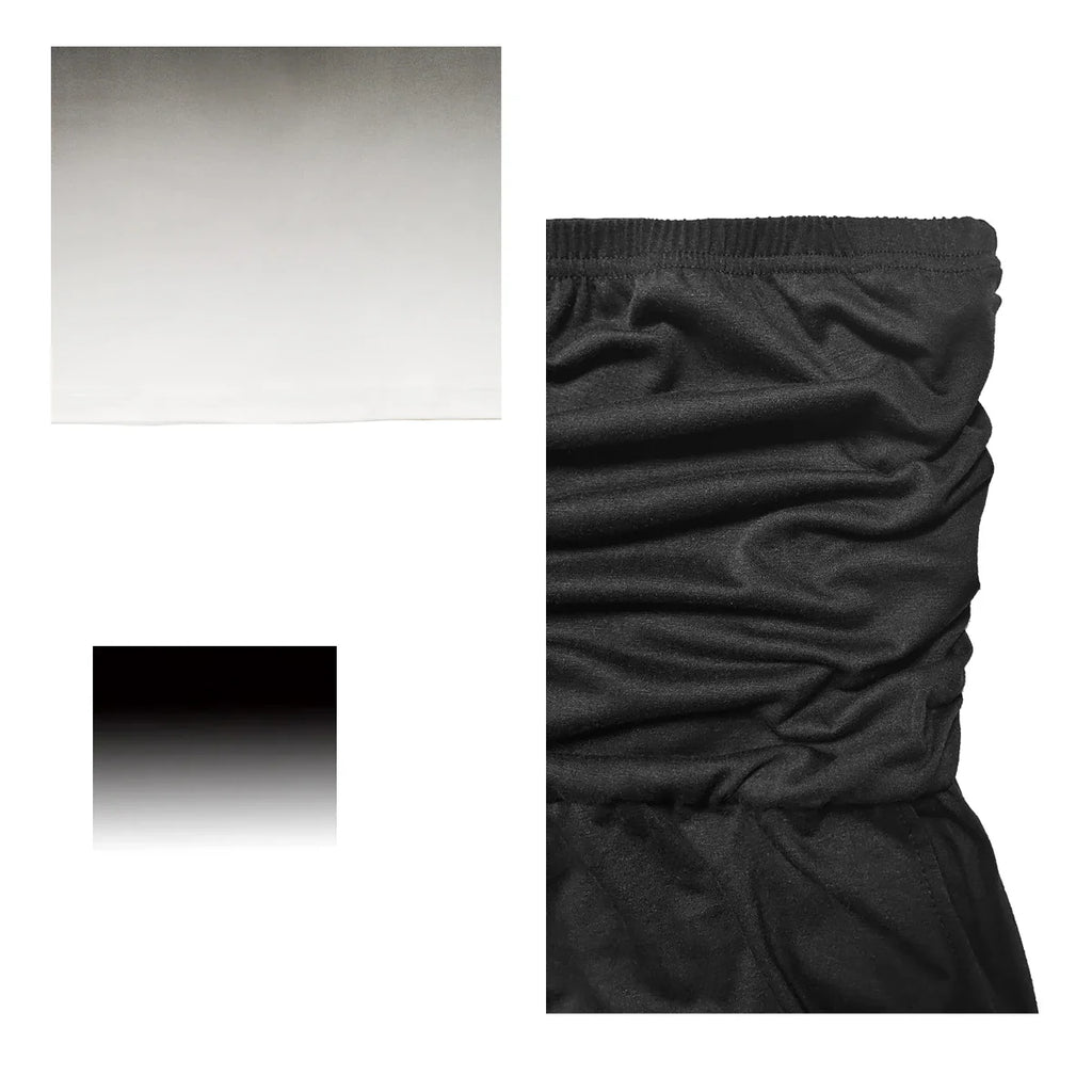 Strapless Maxi Dress With Pockets Off Shoulder Pleated