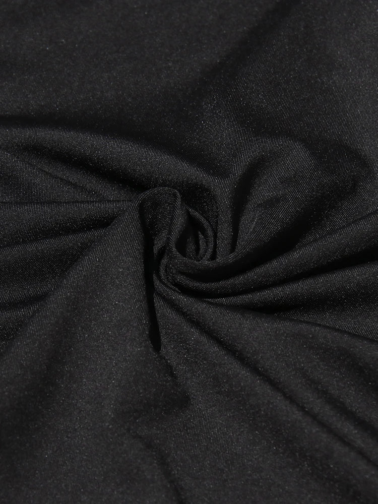 Sequin Patchwork Dress With Round Neck Mesh Sleeves