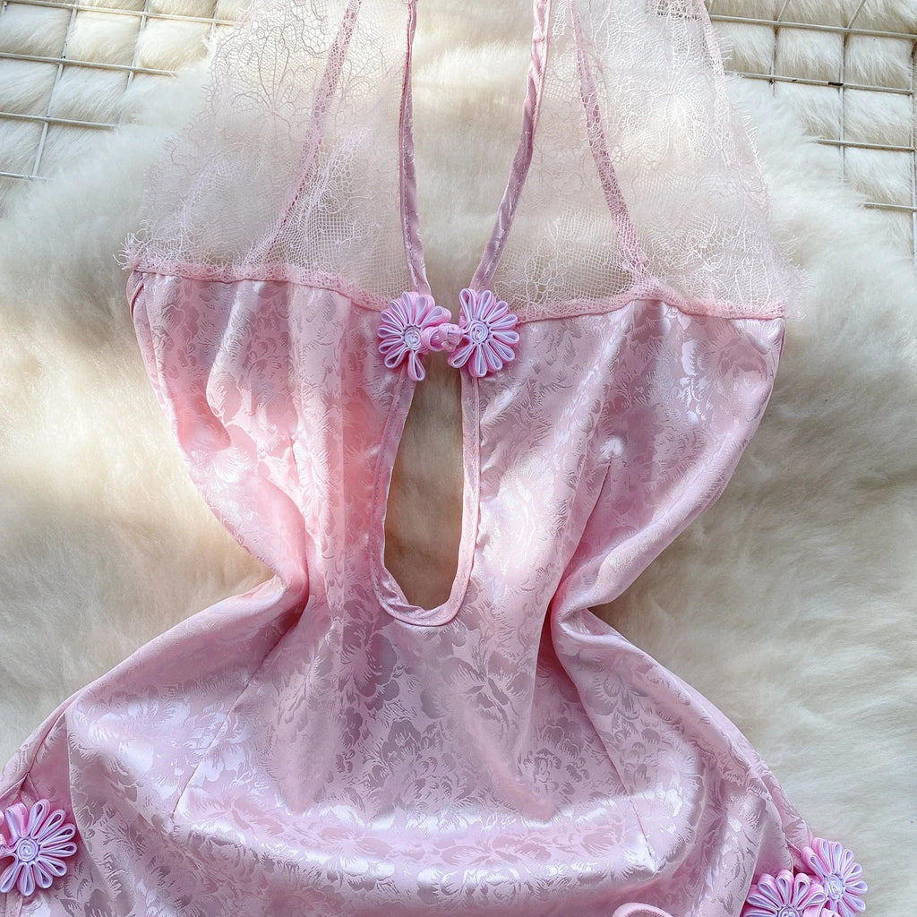 Sexy Anime Cosplay Qipao Bodysuit Nightgown Lingerie