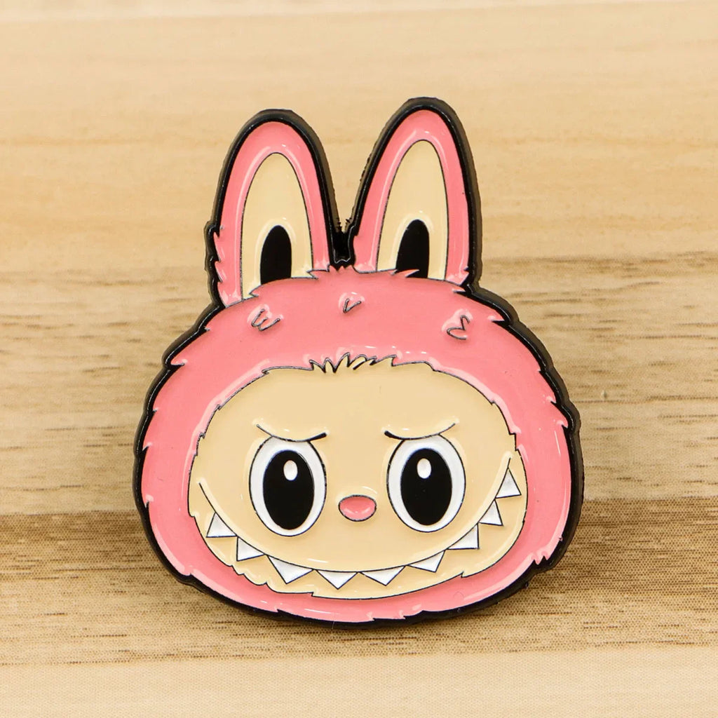 Cute Monster Enamel Pins for Cartoon Anime Lovers - Genie Pin Badge for Backpacks, Lapel Brooch, and Fashion Accessories