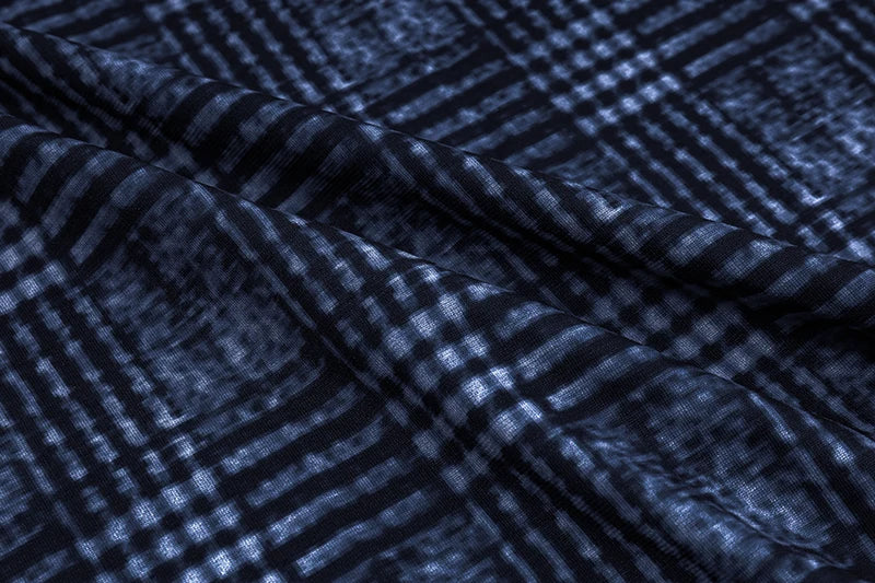 Plaid Backless Bodycon Mini Dress with Suspender Straps